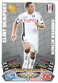 Clint Dempsey Fulham 2011/12 Topps Match Attax #118